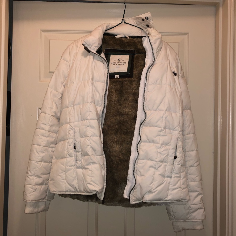 Abercrombie & Fitch Fur Lined Puffer Jacket